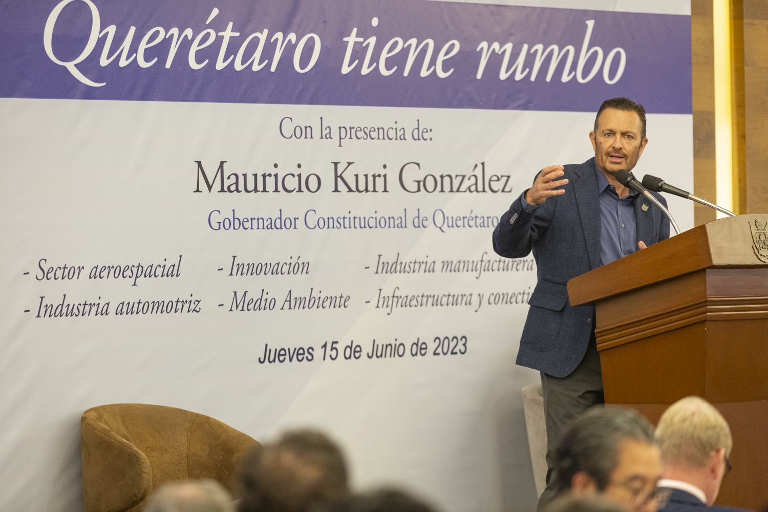 QUERÉTARO TIENE RUMBO FIJO: MAURICIO KURI Comunicación Social del estado de Querétaro
